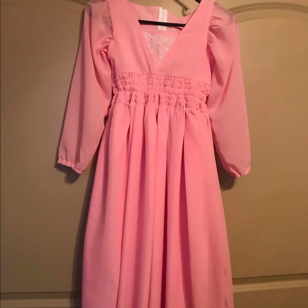 charity barnum pink dress The Great Endeavor - Charity's Pink Dress